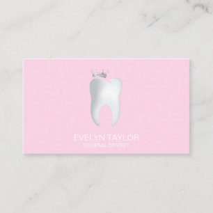 Zahnarztzahn Zahnklinik Whitening Smile Crown Visitenkarte