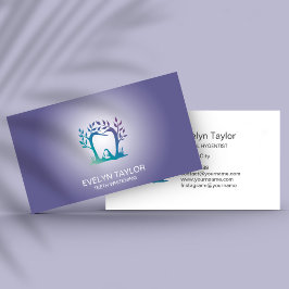 Zahnarztzahn Zahnklinik Whitening Smile Crown Visitenkarte