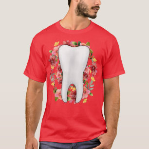 Zahnarztzahnärzte Blume Zahnarztassistent T-Shirt