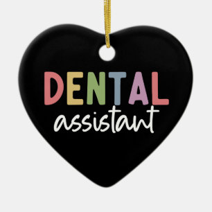 Zahnassistent   Geschenke für Assistenzzahnärzte Keramik Ornament