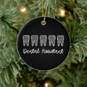 Zahnassistent Geschenke für Assistenzzahnärzte Keramik Ornament