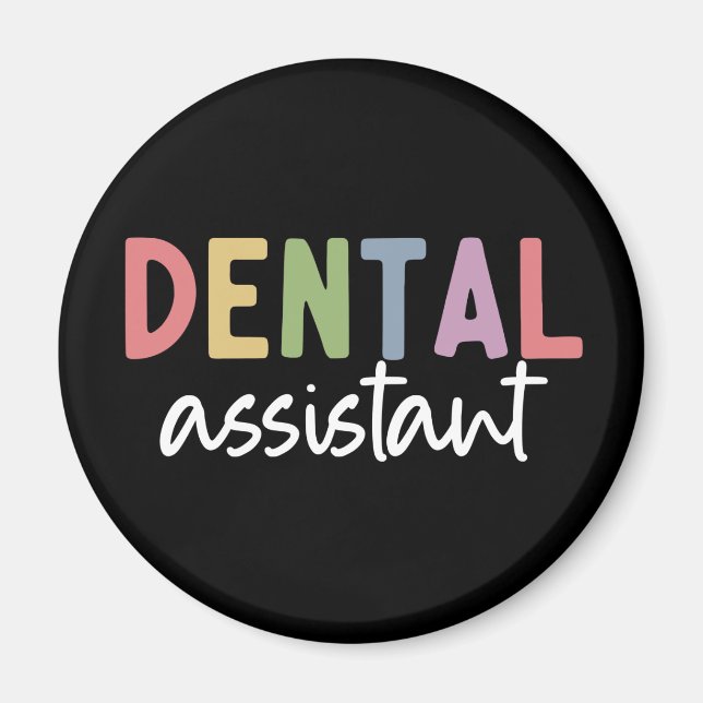 Zahnassistent | Geschenke für Assistenzzahnärzte Magnet (Vorne)
