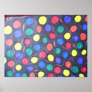 Zahnbälle im Weltraum Poster