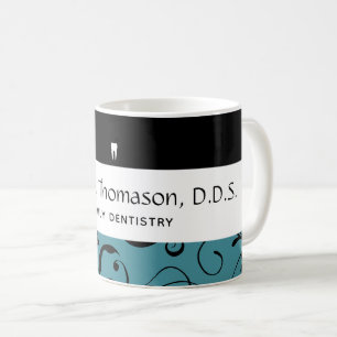 Zahnbüro-Mitarbeiter Pro Damask Kaffeetasse