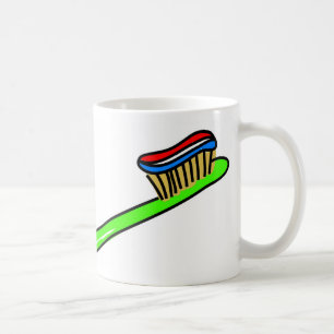 Zahnbürste Kaffeetasse