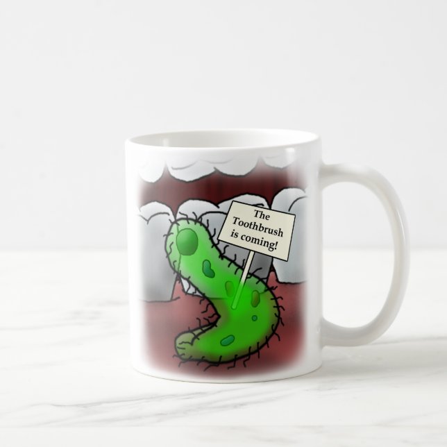 Zahnbürste Kaffeetasse (Rechts)