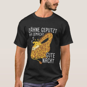ZÄHNE GEPUTZT PIPI GEMACHT GUTE NACHT Schlafshirt T-Shirt