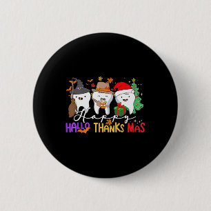 Zähne Halloween Erntedank Weihnachtskids Men De Button