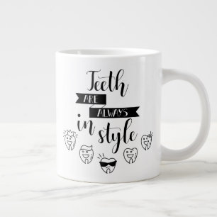 Zähne sind immer im Stil Jumbo-Tasse