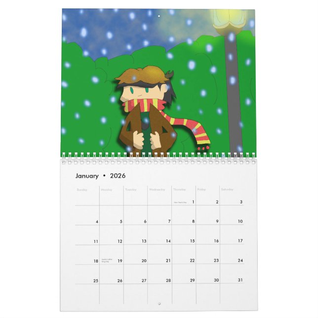 ZÄHNE tragen 2014 ein Kalender (Jan 2026)