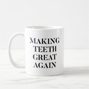 Zähne wieder großartig machen kaffeetasse