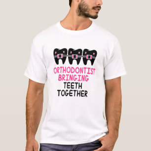Zähne zusammenbringen Orthodontist T-Shirt