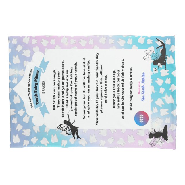 Zahnfächer, Pillowcase, für Komfort Kissenbezug (Vorderseite)