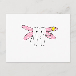 Zahnfee Postkarte