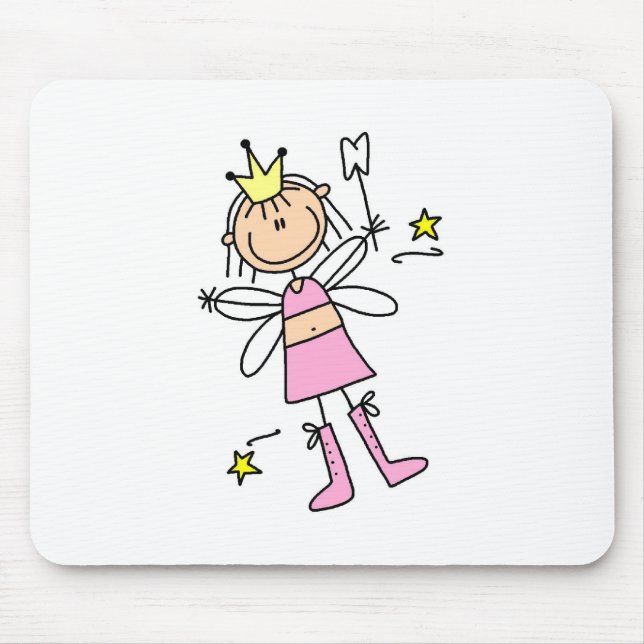Zahnfee-Strichmännchen-Mauspad Mousepad (Vorne)