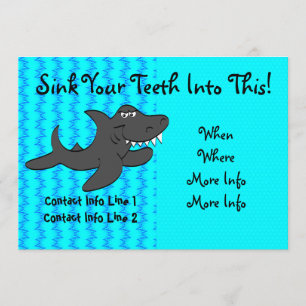 Zahnhai Einladung