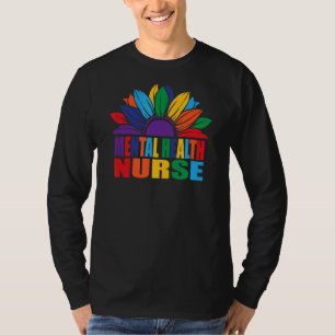 Zahnheilkunde Rainbow Sonnenblume Lgbt Nursing T-Shirt