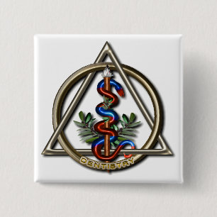 ZahnheilkundeCaduceus Button