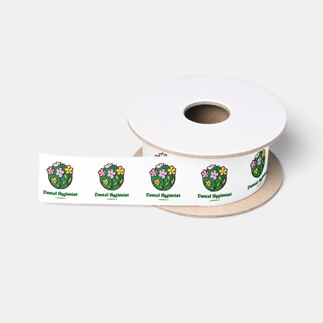 Zahnhygienische Blut Satinband (Spule)