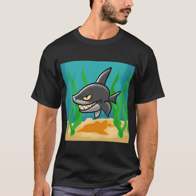 Zahniger Hai T-Shirt (Vorderseite)