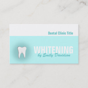 Zahnklinik Teeth Whitening Service Visitenkarte