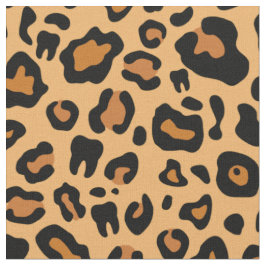 Zahnleoparddruck Stoff