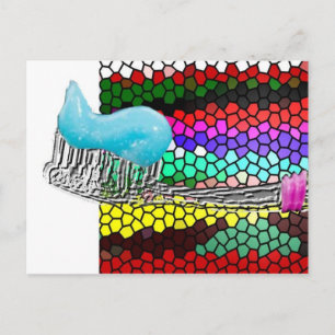 Zahnmedizin Postkarte