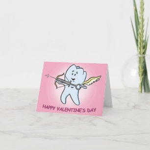 Zahnmedizinische Valentinstag-Karte Feiertagskarte