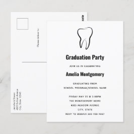 Zahnmedizinischer Abschluss für Zahntechnik Postkarte