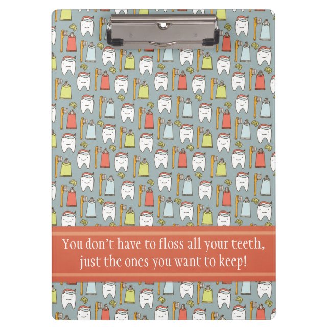 Zahnmedizinisches Klemmbrett (Vorderseite)