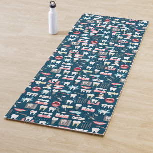 Zahnmedizinisches Klinik-Büro-Muster Yogamatte