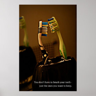 Zahnmedizinisches Plakat