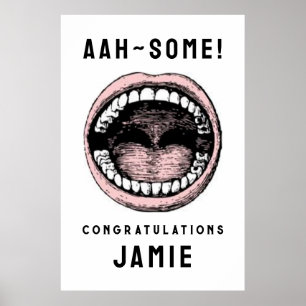 Zahnmedizinstudium Abschluss Poster