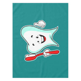 Zahnpflege - Happy Tooth mit Toothbrush Tischdecke