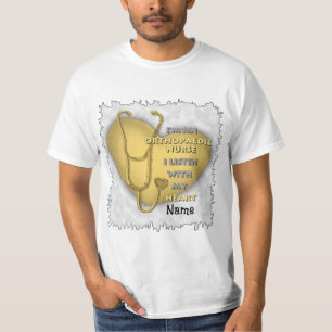 Zahnpfleger für Orthopädie Gelbes Herz T-Shirt
