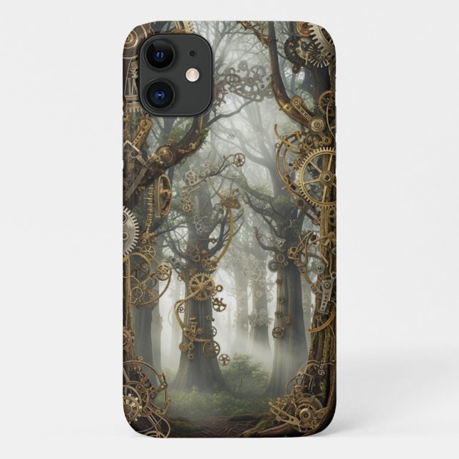 Zahnrad Wald  Case-Mate iPhone Hülle (Rückseite)