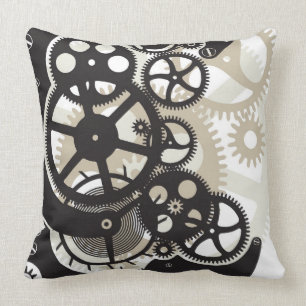 Zahnradarbeit Kissen