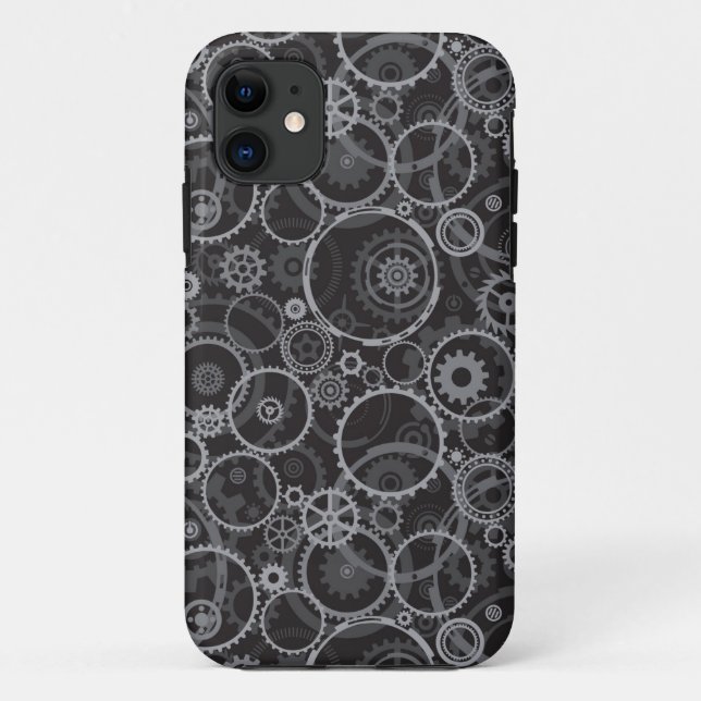 Zahnradmuster Case-Mate iPhone Hülle (Rückseite)