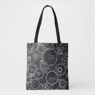 Zahnradmuster Tasche