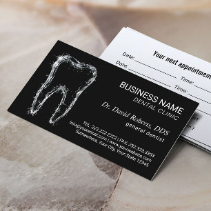 Zahnreiniger Zahnzahnarzt Berufliche Zahnmedizin Terminkarte