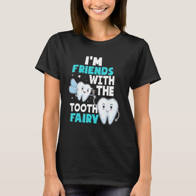 Zahnseidenmatte - Zahnmediziner T-Shirt (Vorderseite)