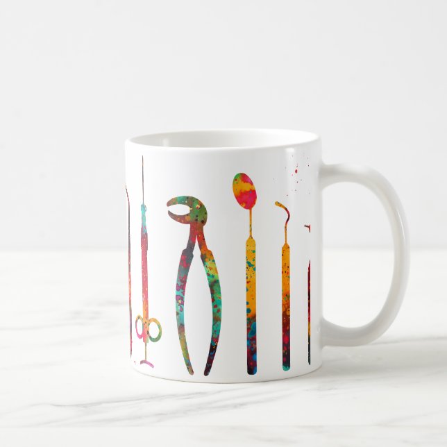 Zahnstools Kaffeetasse (Rechts)