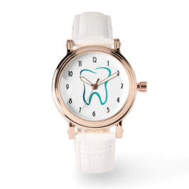 Zahnzahnmedizinisches Bild Armbanduhr