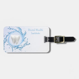 Zahnzahnwasser Beruflich Gepäckanhänger