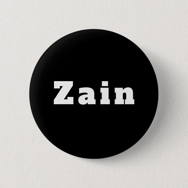 Zain Button (Vorderseite)