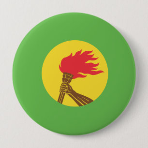 Zaire-Flagge Button