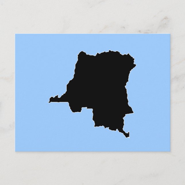 ZAIRE POSTKARTE (Vorderseite)