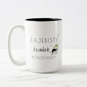 Żajebisty Dziadek Mug Personnalisé Drôle de Polo