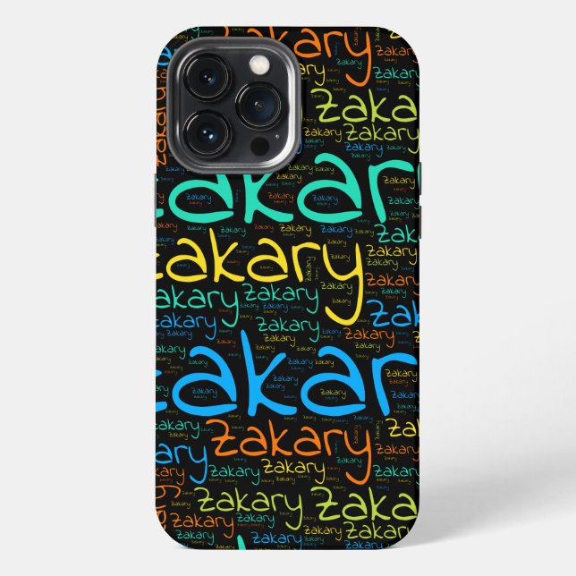Zakary iPhone 13 Pro Max Hülle (Rückseite)