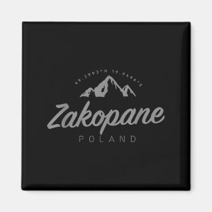 Zakopane Bergurlaub Skifahren Polen Magnet
